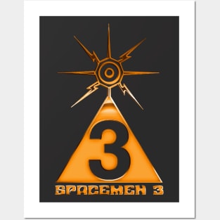 Spacemen 3 \/\/\/\ Gold Retro Fan Design Posters and Art